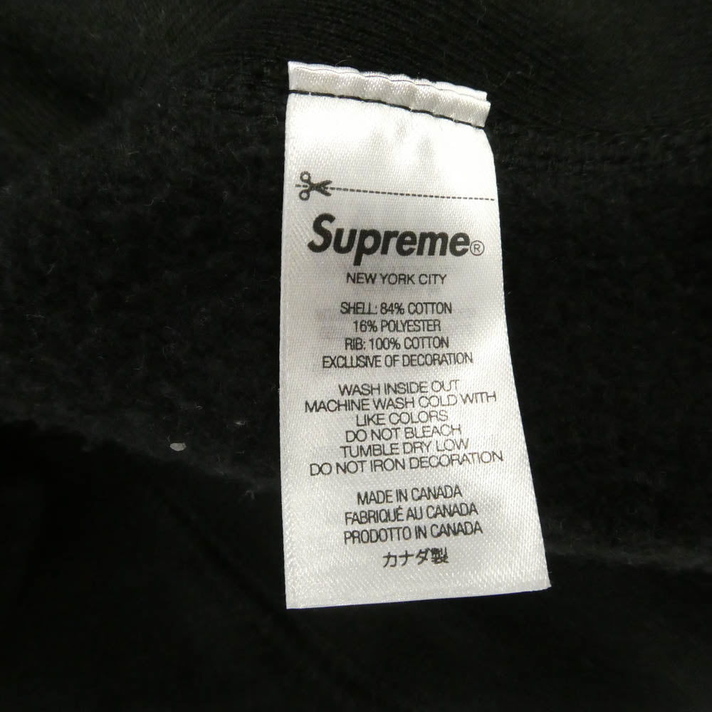 Supreme シュプリーム 23AW Box Logo Hooded Sweatshirt Black ボックス ロゴ フーデッド スウェットシャツ プルオーバー パーカー フーディー ブラック系 L【中古】