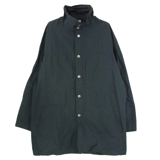 JIL SANDER ジルサンダー 18SS JSUO470718 ポリナイロン スタンドカラー コート ブラック系 44【中古】