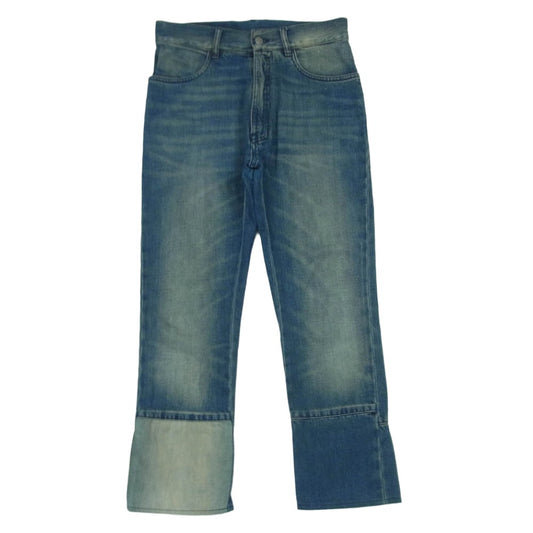 MAISON MARGIELA メゾンマルジェラ S50LA0079 S30272 10ライン Vintage Blue Denim Jeans 四つタグ ヴィンテージ加工 パッチワーク デニム パンツ ジーンズ インディゴブルー系 28【中古】