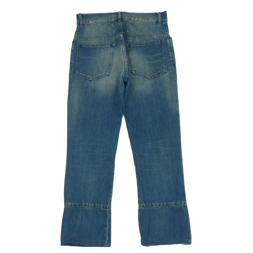 MAISON MARGIELA メゾンマルジェラ S50LA0079 S30272 10ライン Vintage Blue Denim Jeans 四つタグ ヴィンテージ加工 パッチワーク デニム パンツ ジーンズ インディゴブルー系 28【中古】