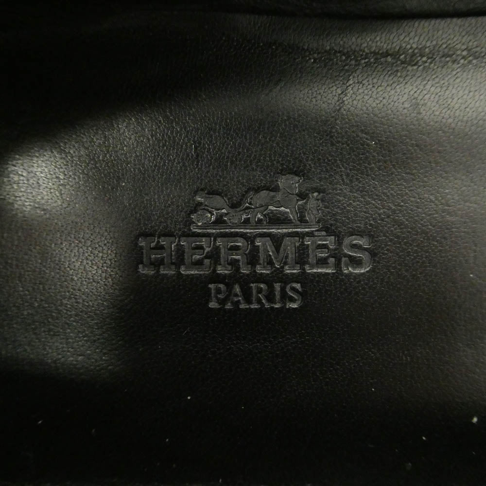 HERMES エルメス SEMELLE CUIR オペラシューズ レザー スリッポン