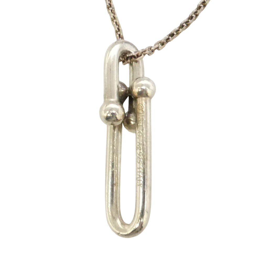 TIFFANY&Co. ティファニー ハードウェア リンク ペンダント ネックレス スターリングシルバー シルバー系【中古】