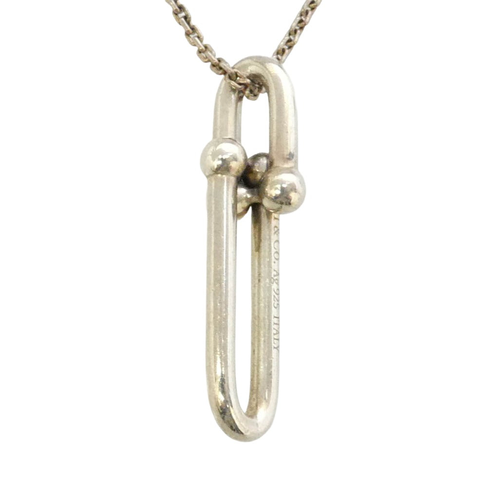 TIFFANY&Co. ティファニー ハードウェア リンク ペンダント ネックレス スターリングシルバー シルバー系【中古】