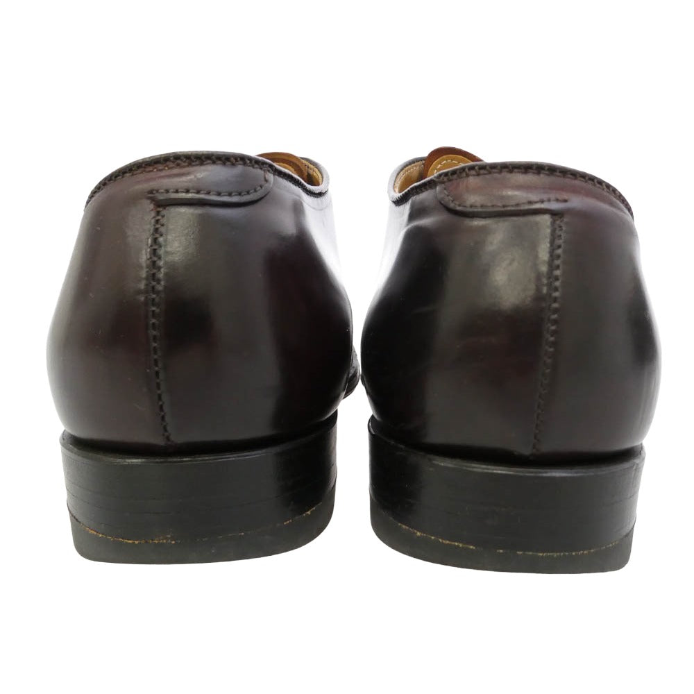 ALDEN オールデン 56201 パンチドキャップトゥ コードバン レザー シューズ ダークブラウン系 10 D【中古】