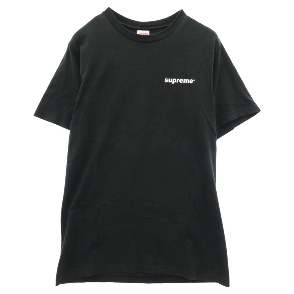 Supreme シュプリーム 24AW Fuck Money Tee ファック マネー バックプリント クルーネック Tシャツ ブラック系 S【中古】