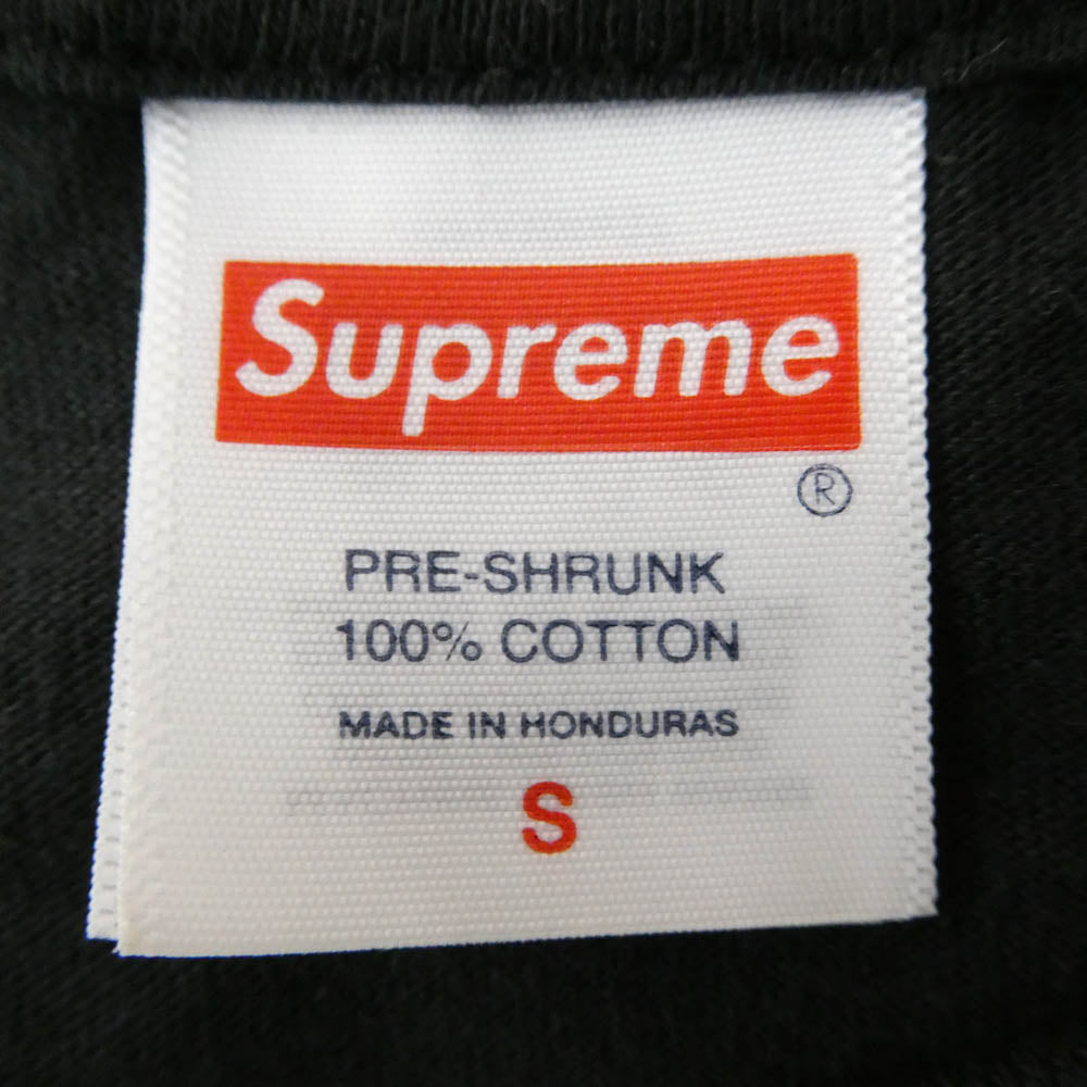 Supreme シュプリーム 24AW Fuck Money Tee ファック マネー バックプリント クルーネック Tシャツ ブラック系 S【中古】