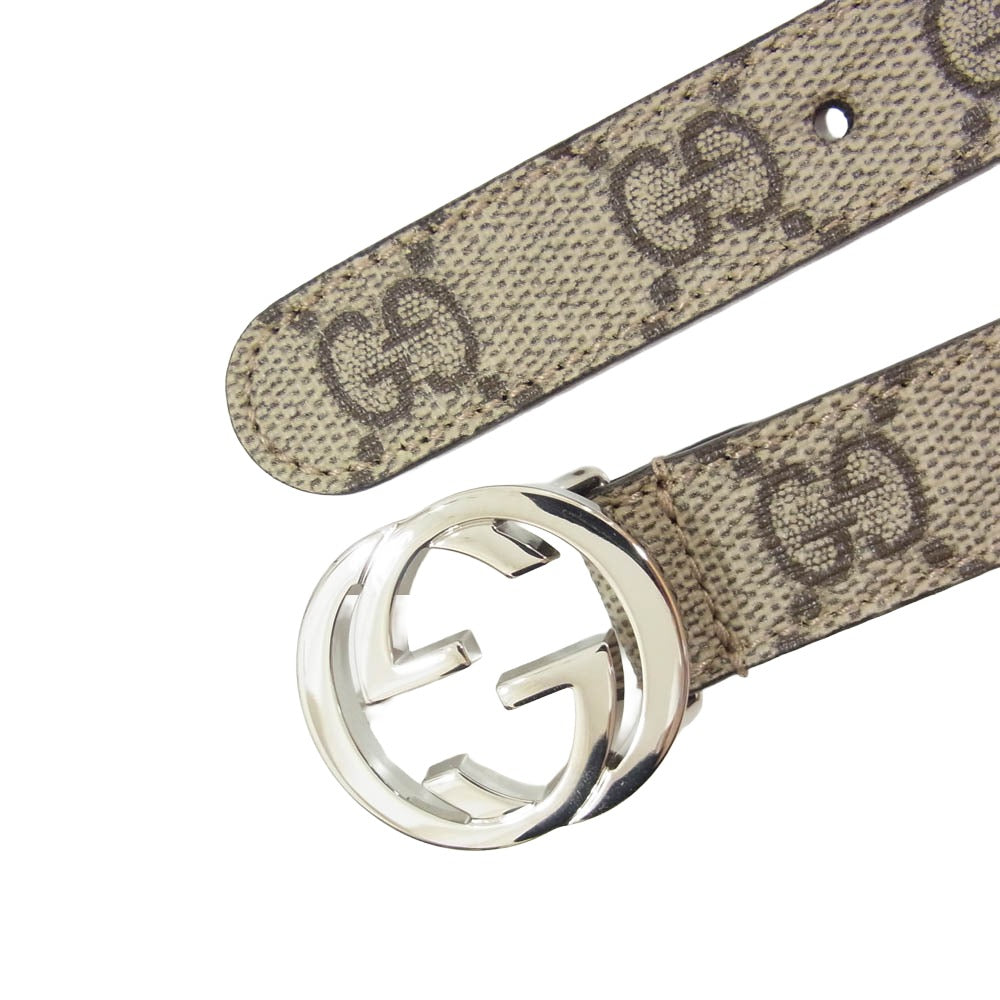 GUCCI グッチ 258395 KGD0N GG スプリーム キッズ チルドレンズ ベルト