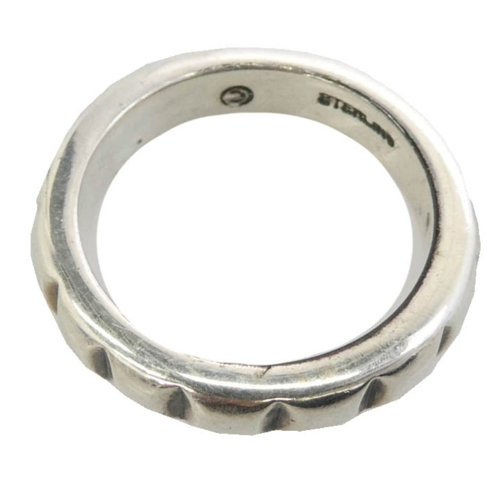 BILL WALL LEATHER ビルウォールレザー BEAMS ビームス BEAMS EXCLUSIVE Faceted Ring ビームス エクスクルーシブ ファセット リング シルバー系 11.5号【中古】