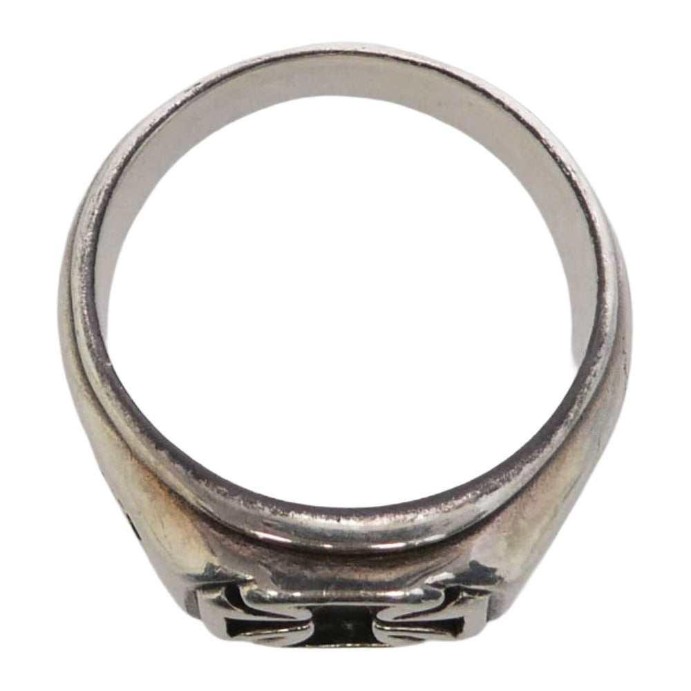 BILL WALL LEATHER ビルウォールレザー BEAMS ビームス BEAMS EXCLUSIVE R480 Iron Cross Signet Ring ビームス エクスクルーシブ アイアンクロス シグネット リング シルバー系 約20.5号【中古】