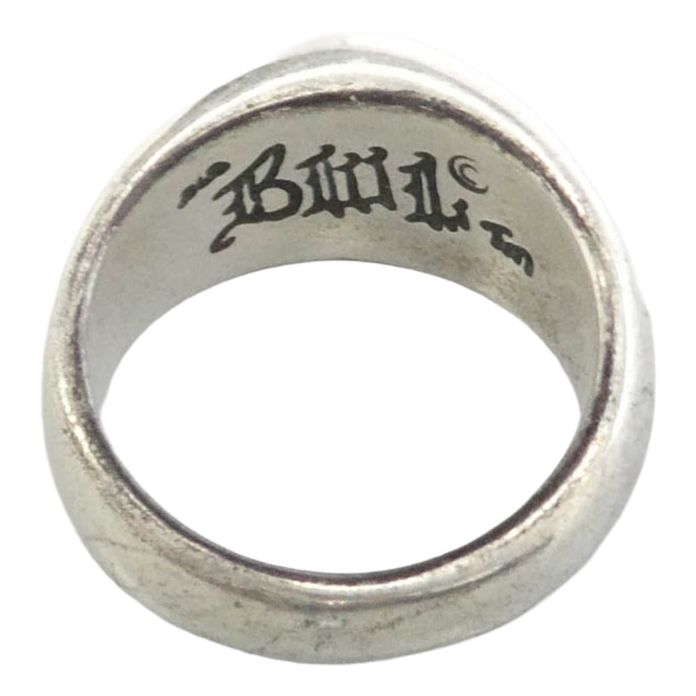 BILL WALL LEATHER ビルウォールレザー BEAMS ビームス BEAMS EXCLUSIVE Owl Signet Ring ビームス エクスクルーシブ オウル シグネット リング フクロウ 梟 シルバー系 10号【中古】