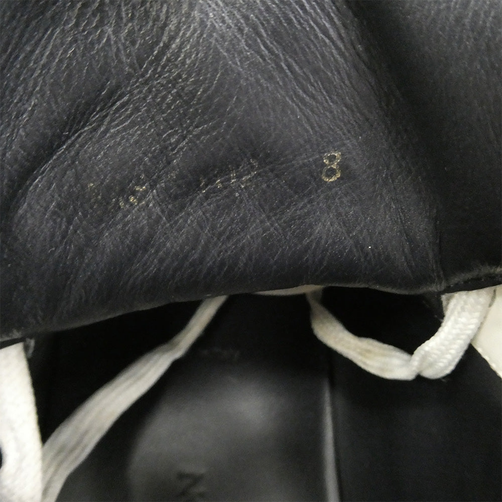 LOUIS VUITTON ルイ・ヴィトン MS1102 LVロゴ サニーサイドライン ハイカット レザー スニーカー ホワイト系 8【中古】