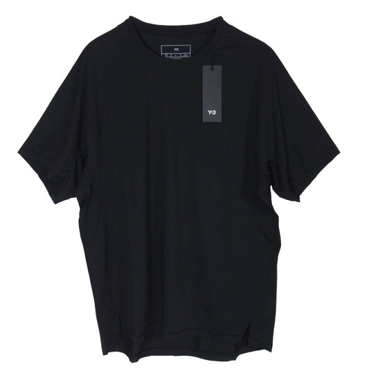 Y-3 Yohji Yamamoto ワイスリー ヨウジヤマモト 26SS KF6197 RUNNING SHORT SLEEVE TEE ランニング ショート スリーブ 半袖 Tシャツ ブラック系 L【極上美品】【中古】