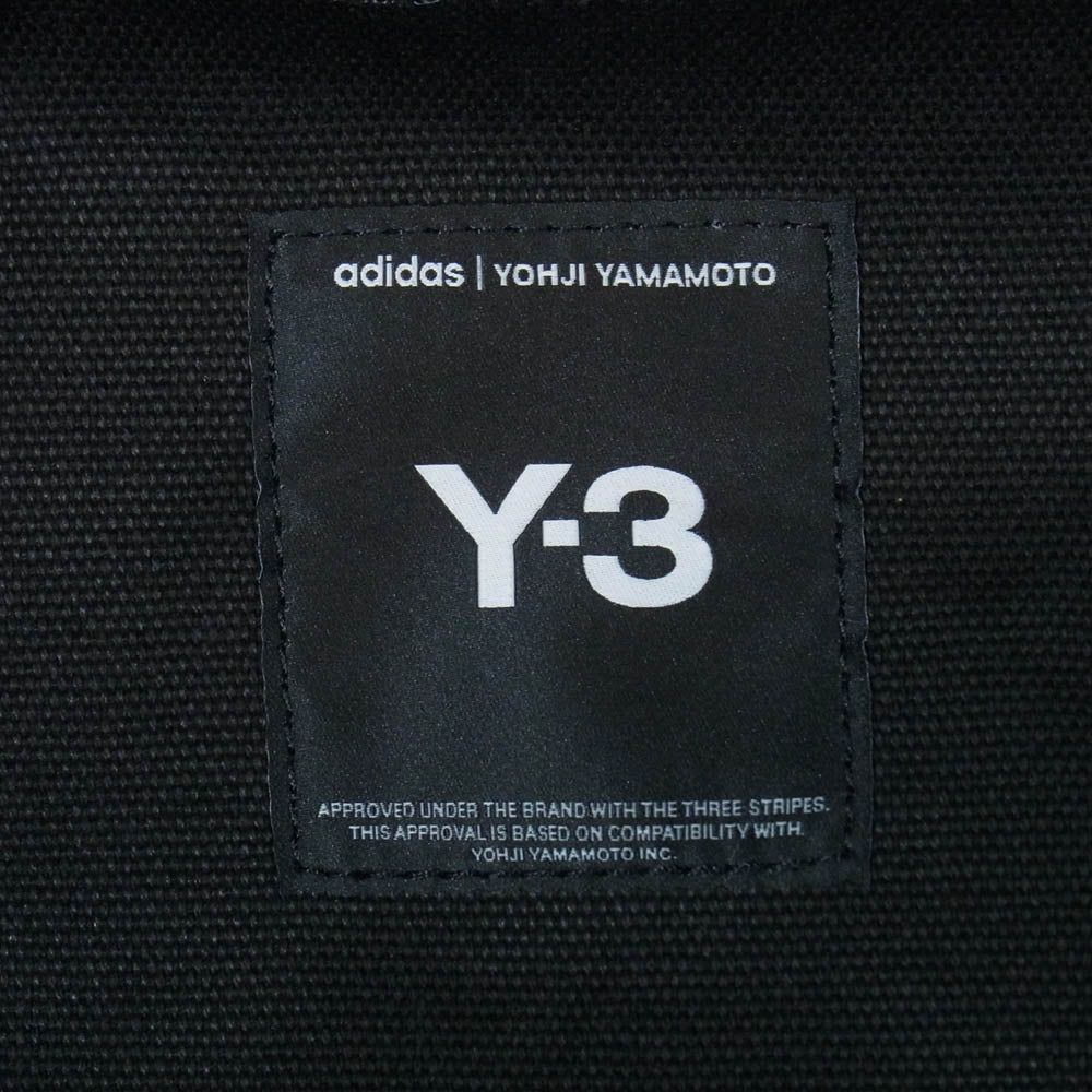 Y-3 Yohji Yamamoto ワイスリー ヨウジヤマモト 26SS KD4184 CANVAS TOTE ロゴ プリント キャンバス トート バッグ ブラック系【極上美品】【中古】