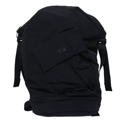 Y-3 Yohji Yamamoto ワイスリー ヨウジヤマモト KD0213 UTILITY BACKPACK ユーティリティバックパック リュック デイパック ブラック系【極上美品】【中古】
