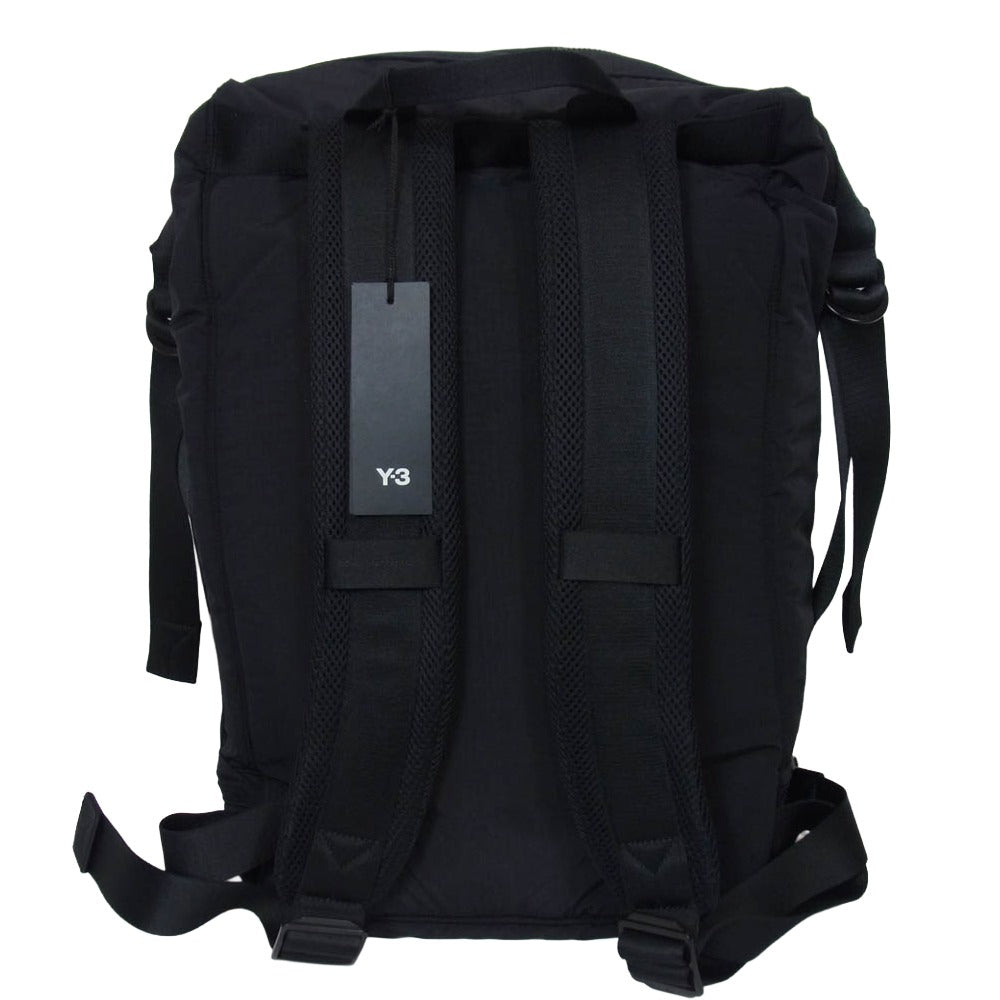 Y-3 Yohji Yamamoto ワイスリー ヨウジヤマモト KD0213 UTILITY BACKPACK ユーティリティバックパック リュック デイパック ブラック系【極上美品】【中古】