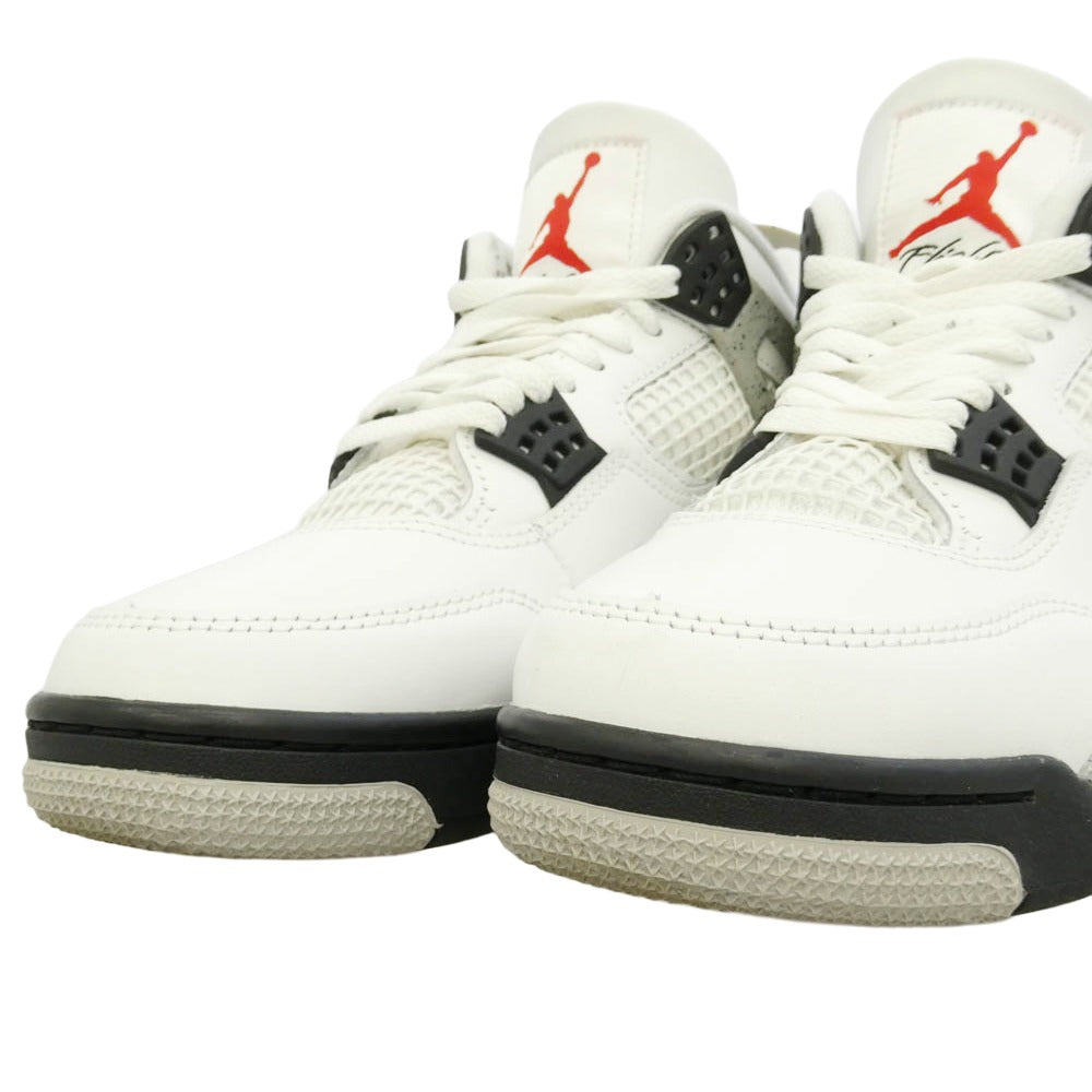 NIKE AIR JORDAN ナイキ ジョーダン FV5029-100 Air Jordan 4 Retro White Cement AJ4 エアジョーダン ホワイトセメント スニーカー ホワイト系 26cm【中古】