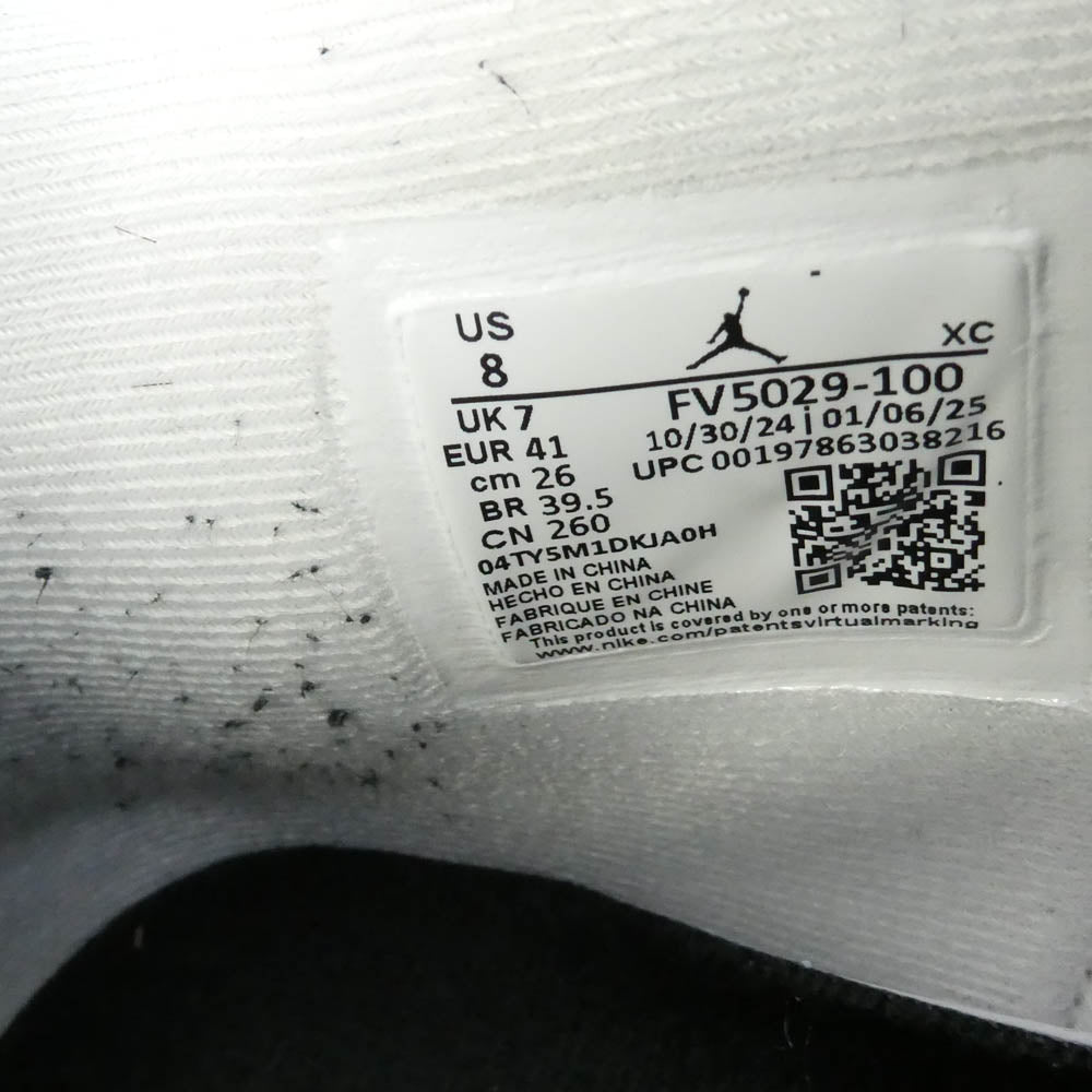 NIKE AIR JORDAN ナイキ ジョーダン FV5029-100 Air Jordan 4 Retro White Cement AJ4 エアジョーダン ホワイトセメント スニーカー ホワイト系 26cm【中古】