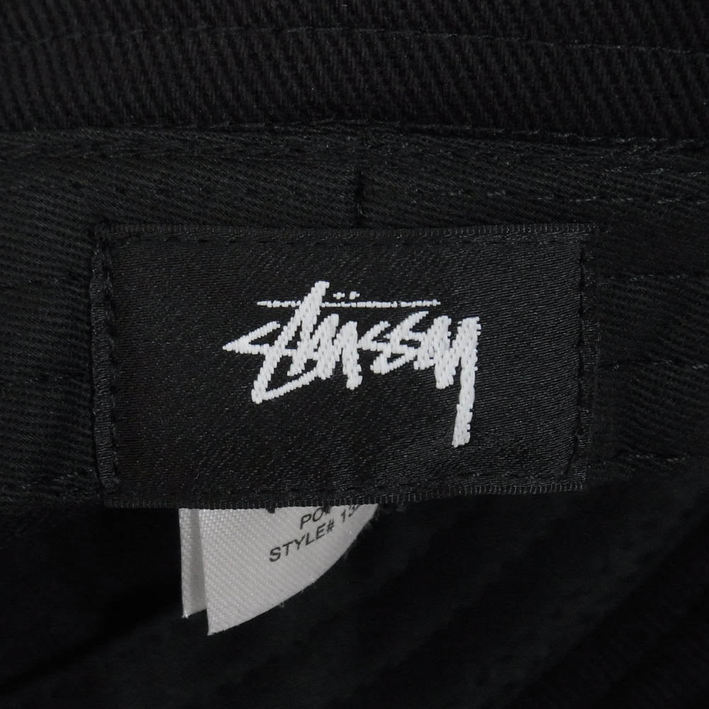 STUSSY ステューシー SS Link DEEP Bucket Hat ロゴ 帽子 バケットハット ブラック系 L/XL【新古品】【未使用】【中古】
