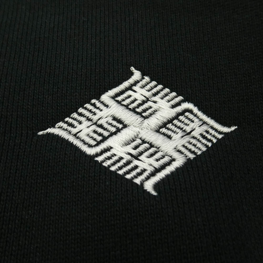 バッズプール APHRODITEGANG 家紋 刺繍 フーディ パーカー ブラック系 M【新古品】【未使用】【中古】