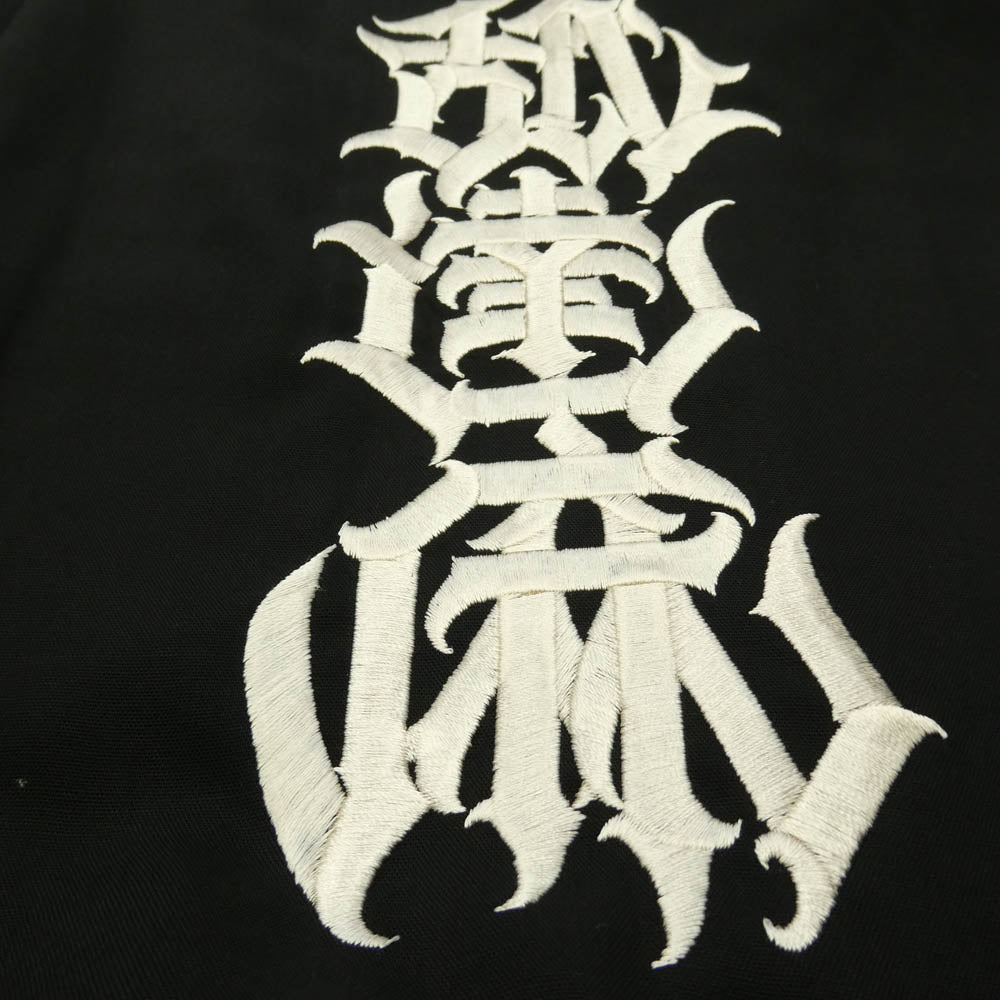 WACKO MARIA ワコマリア × BUDSPOOL バッズプール 21SS NMD-WM-OC02 舐達麻 殺人音楽 50'S SHIRT ハワイアン アロハ オープンカラー シャツ 長袖 ブラック系 S【新古品】【未使用】【中古】