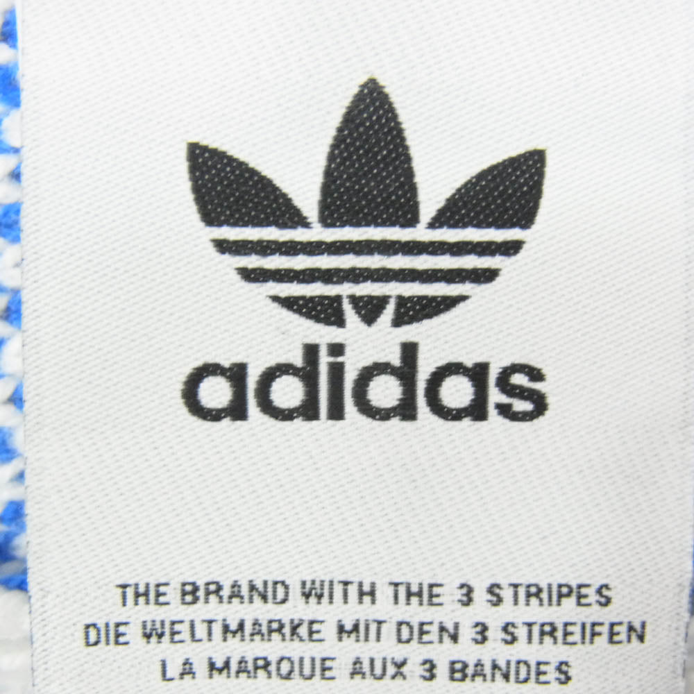 adidas アディダス KQ5085 ADICOLOR BLOKECORE アディカラー ブロックコア プルオーバー ニット ブルー系 2XL【中古】