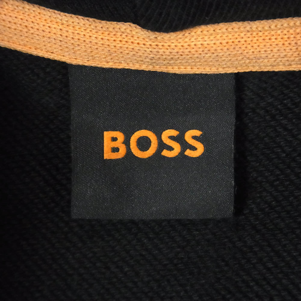 HUGO BOSS ヒューゴボス BOSS ロゴ プルオーバー パーカー ブラック系 3XL【中古】