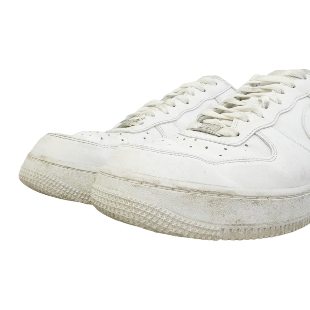 Supreme シュプリーム NIKE ナイキ CU9225-100 × Nike Air Force 1 Low ナイキ エアフォース1 ロー スニーカー ホワイト系 27cm【中古】