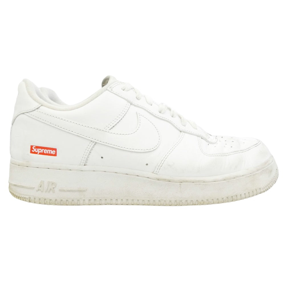 Supreme シュプリーム NIKE ナイキ CU9225-100 × Nike Air Force 1 Low ナイキ エアフォース1 ロー スニーカー ホワイト系 27cm【中古】