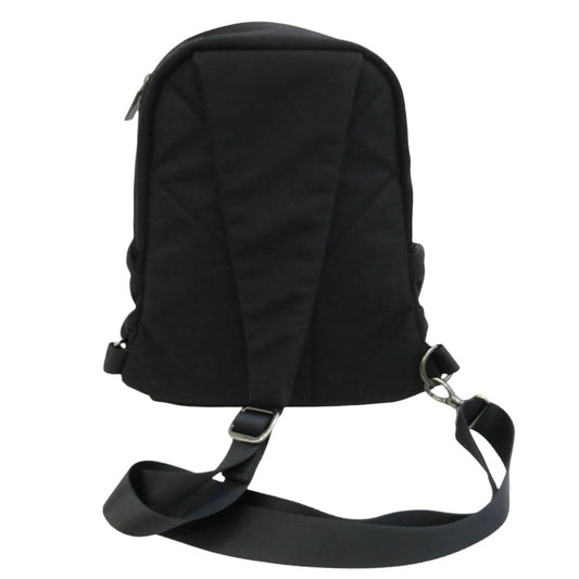 Yohji Yamamoto POUR HOMME ヨウジヤマモトプールオム 26SS HP-I06-860 GABARDINE NYLON TUCK SLING BAG タックスリング バッグ ブラック系【中古】