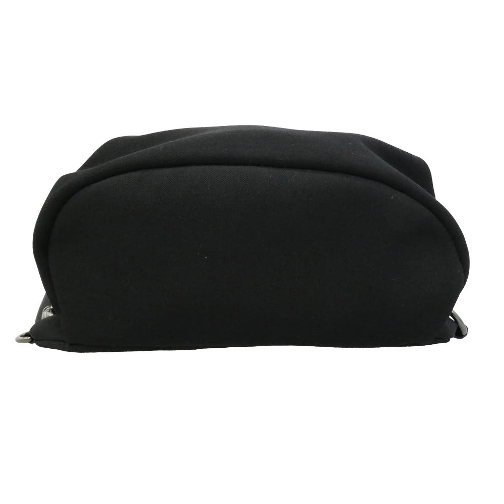 Yohji Yamamoto POUR HOMME ヨウジヤマモトプールオム 26SS HP-I06-860 GABARDINE NYLON TUCK SLING BAG タックスリング バッグ ブラック系【中古】
