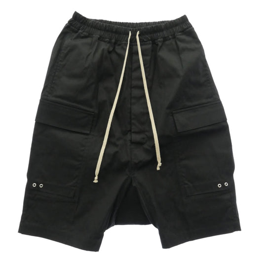 Rick Owens リックオウエンス 26SS RU01F2389-TE Cargo Pods カーゴ ポッズ ショーツ サルエル ハーフパンツ TE素材 ブラック系 48【中古】