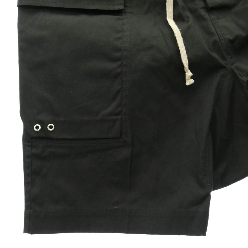 Rick Owens リックオウエンス 26SS RU01F2389-TE Cargo Pods カーゴ ポッズ ショーツ サルエル ハーフパンツ TE素材 ブラック系 48【中古】