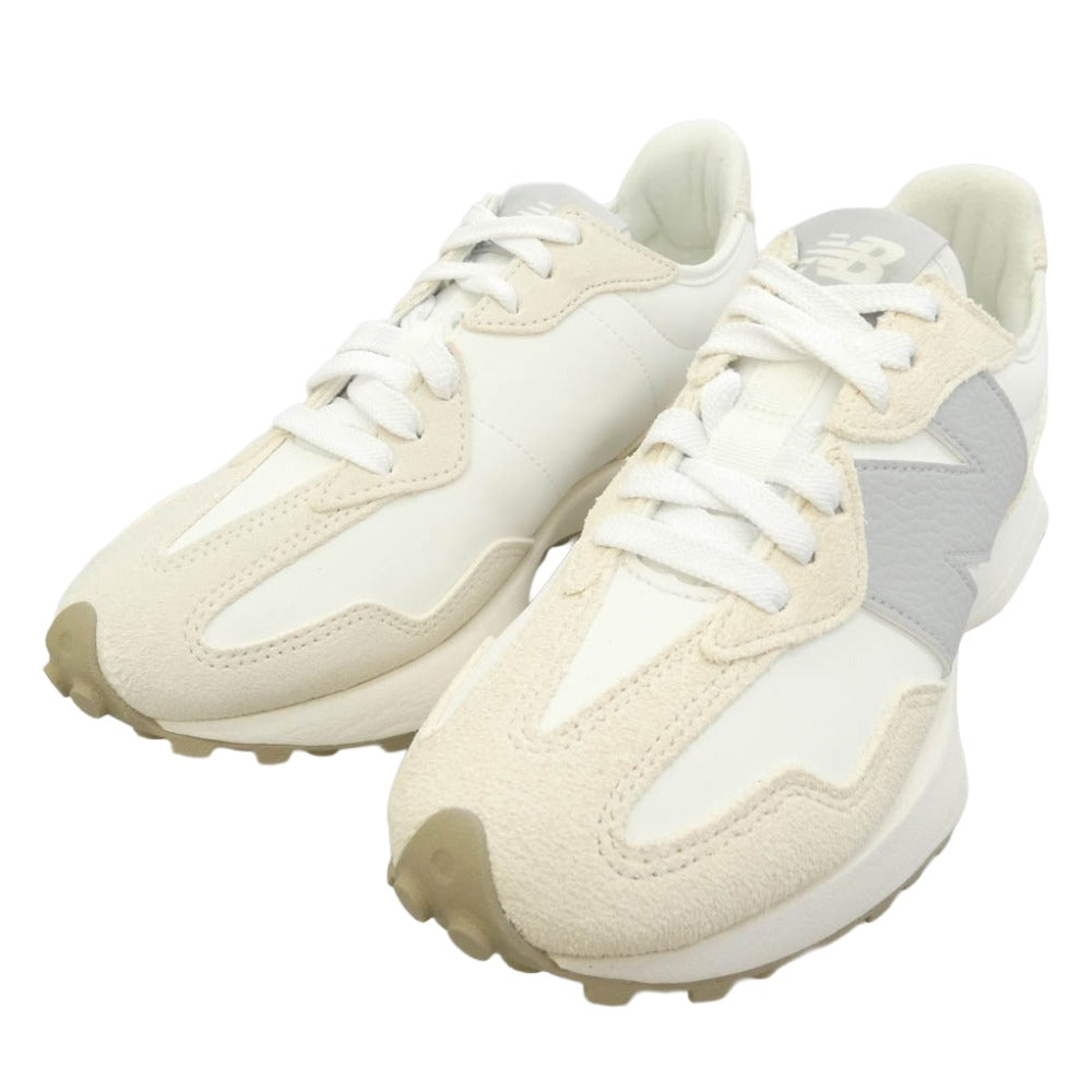 NEW BALANCE ニューバランス WS327KE WS327KE ローカット スニーカー ホワイト系 23.5cm【極上美品】【中古】