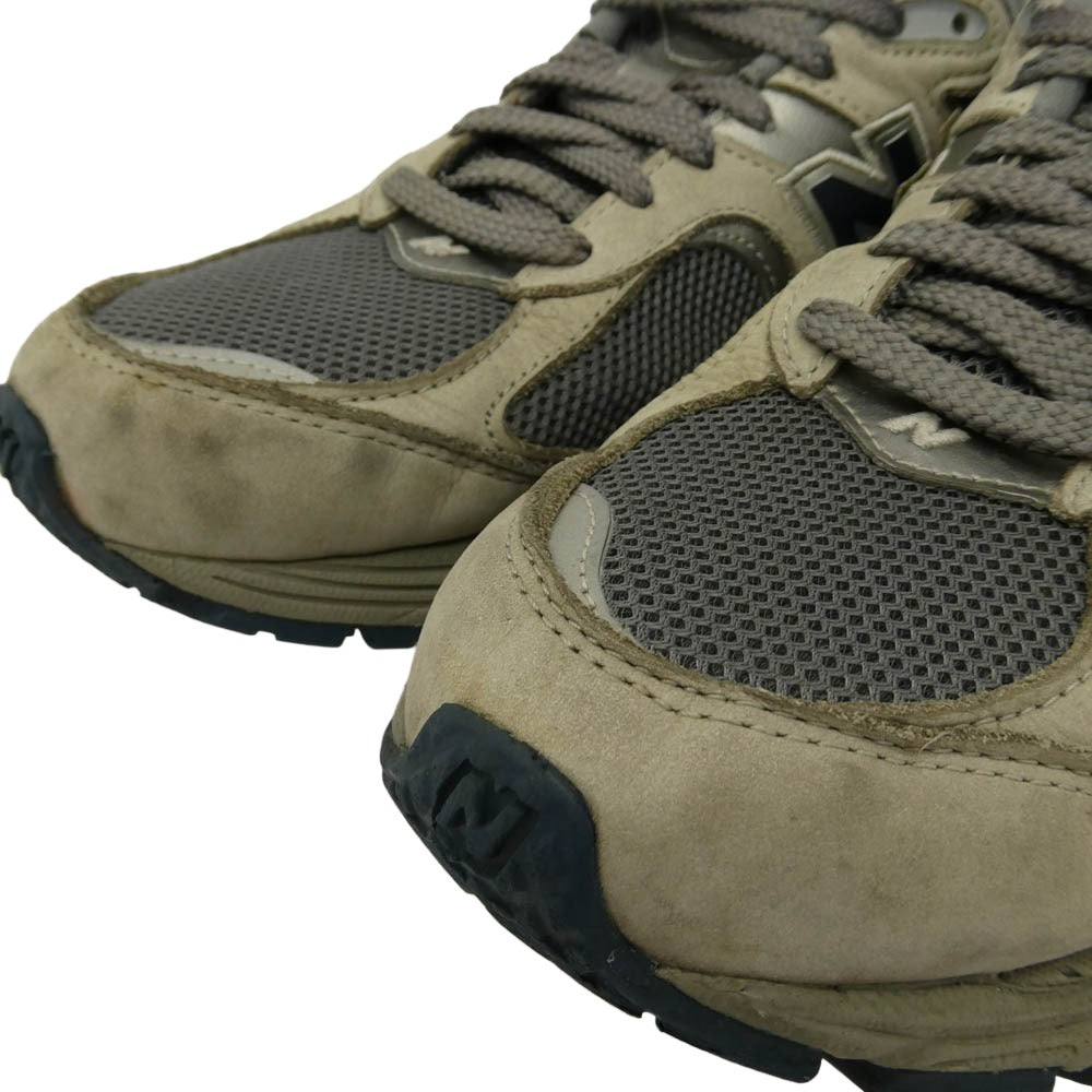 NEW BALANCE ニューバランス ML2002RA ローカット スニーカー カーキ系 27.5cm【中古】