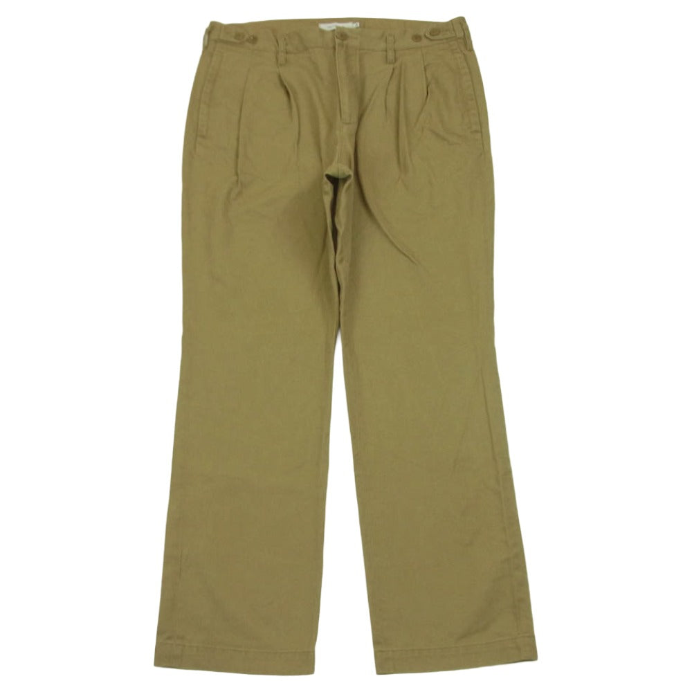 nonnative ノンネイティブ 26SS NN-P4816 OFFICER CHINO TROUSERS COTTON TWILL PIGMENT DYE オフィサー チノ パンツ コットン ツイル パンツ ベージュ系 2【中古】