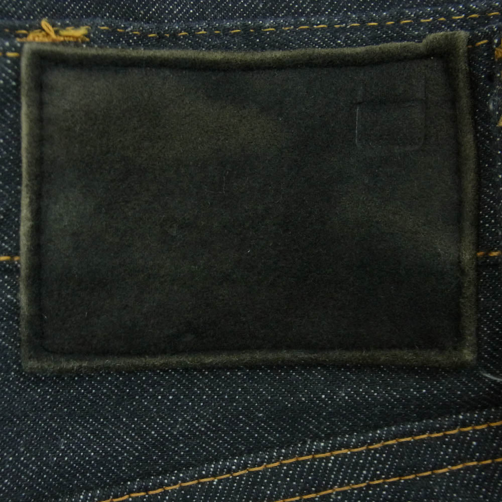 VISVIM ビズビム 0124105005010 24SS SOCIAL SCULPTURE 20 BLK UNWASHED ボタンフライ 14oz リジッド デニム パンツ インディゴブルー系 W34 L30【中古】