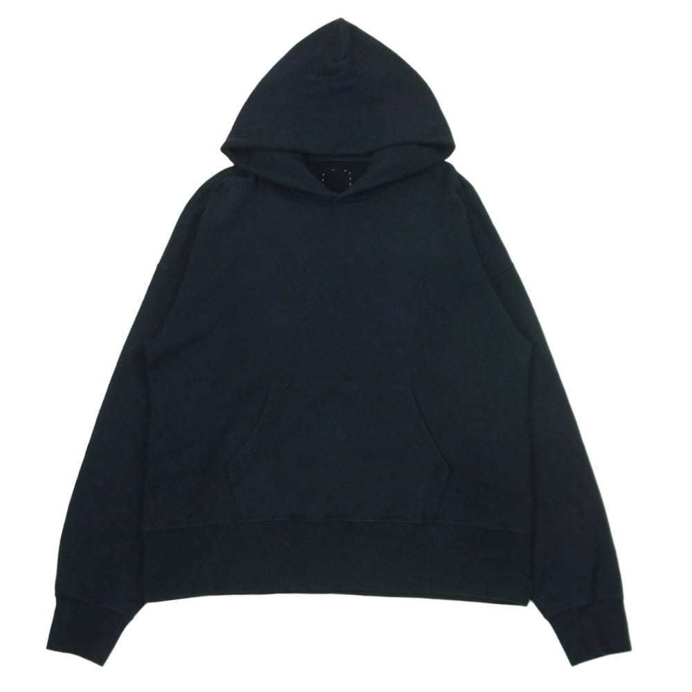 VISVIM ビズビム 0125205010026 25AW COURT HOODIE P.O. プルオーバー パーカー コットン 日本製 ネイビー系 3【中古】