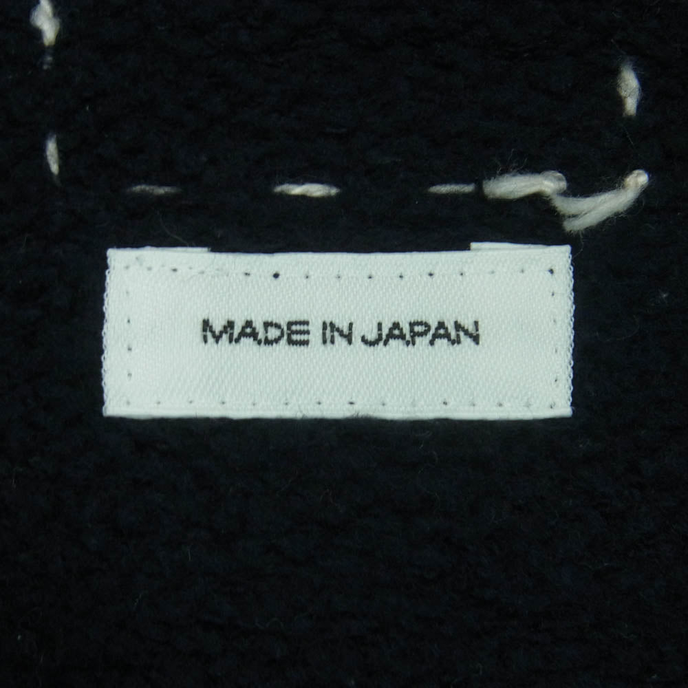 VISVIM ビズビム 0125205010026 25AW COURT HOODIE P.O. プルオーバー パーカー コットン 日本製 ネイビー系 3【中古】