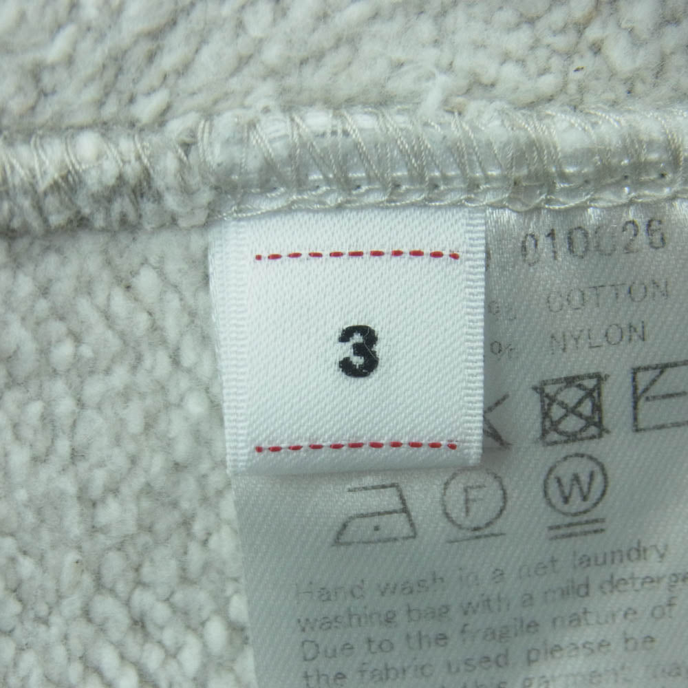 VISVIM ビズビム 0125205010026 25AW COURT HOODIE P.O. プルオーバー パーカー コットン 日本製 グレー系 3【中古】