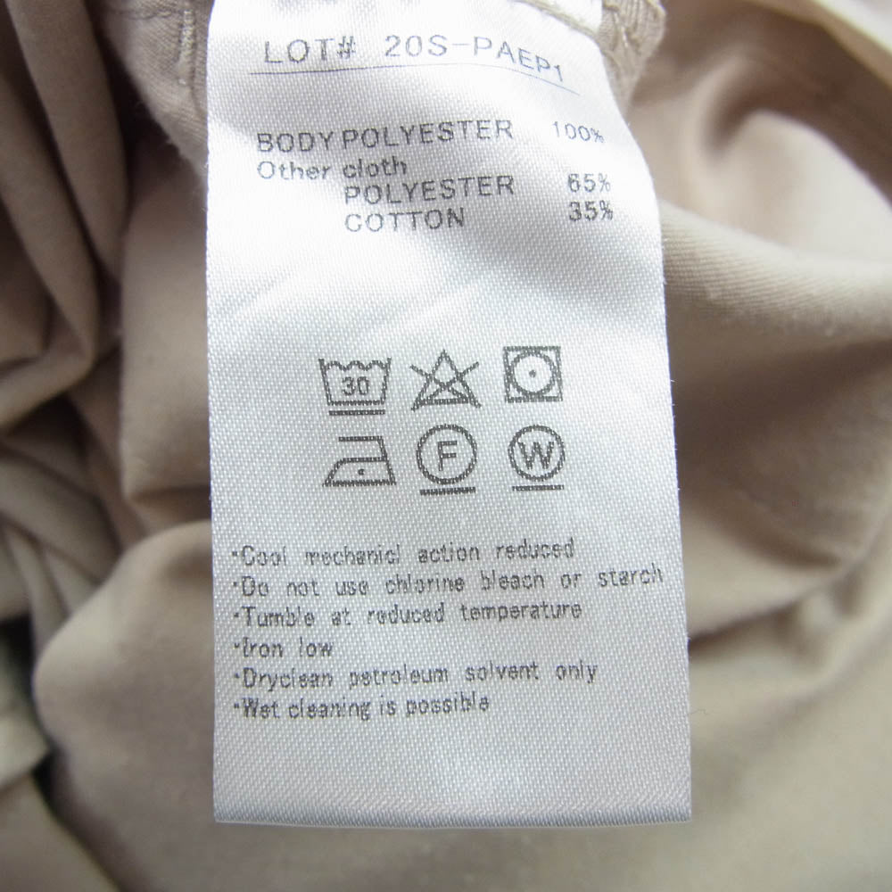 Pherrow's フェローズ 20S-PAEP1 EVALET EASY PANTS イージー パンツ ベージュ系 XL【中古】