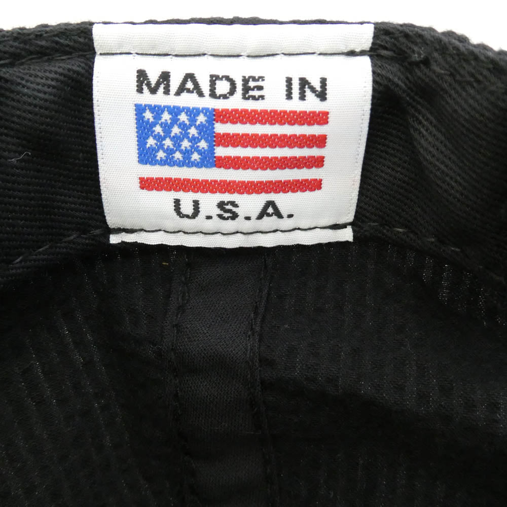 Ron Herman ロンハーマン USA製 シアサッカー キャップ ブラック系【中古】