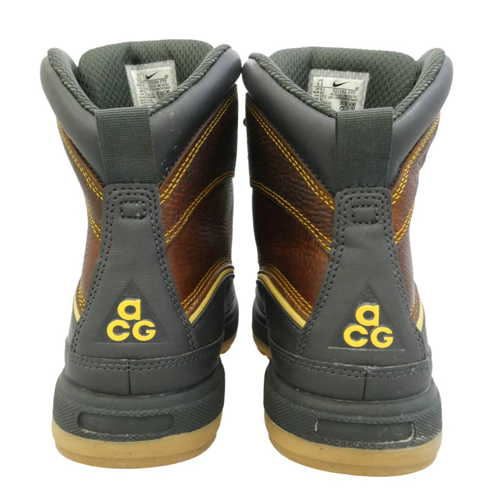 NIKE ナイキ 525393-770 ACG Woodside II Dark Gold Leaf ウッドサイド ブーツ ブラウン系 ブラック系 27.5cm【中古】