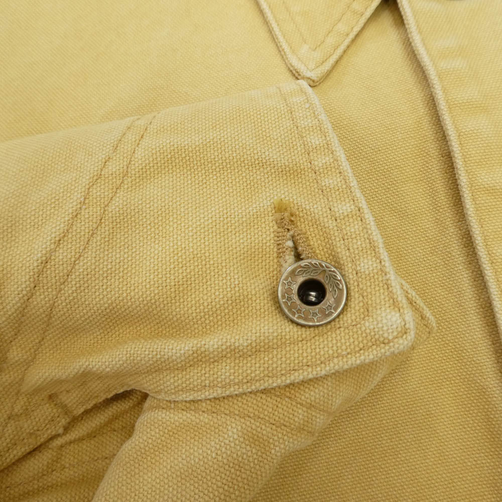 FULLCOUNT フルカウント Heavy Canvas Chore Jacket　カバーオール ヘビーキャンバス チョア ジャケット イエロー系 40【中古】