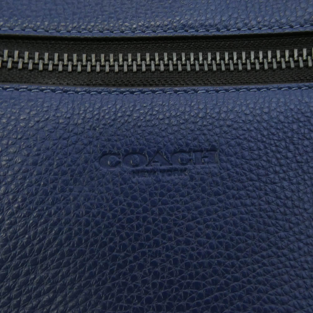 COACH コーチ CT833 スリム メッセージ レザー ショルダーバッグ【中古】