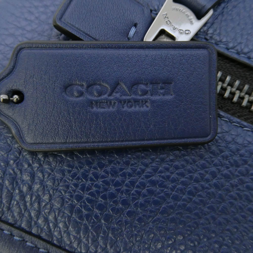 COACH コーチ CT833 スリム メッセージ レザー ショルダーバッグ【中古】