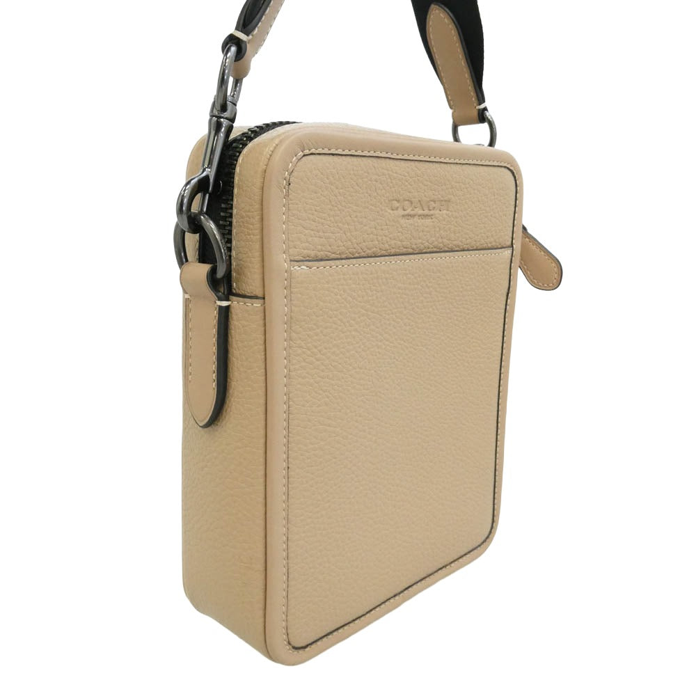 COACH コーチ CP178 サリバン クロスボディ ショルダー バッグ ベージュ系【美品】【中古】