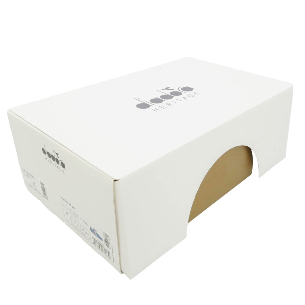 Diadora ディアドラ Heritage Collection EQUIPE ヘリテージ ローカット スニーカー ブルー系 ホワイト系 27.5cm【美品】【中古】