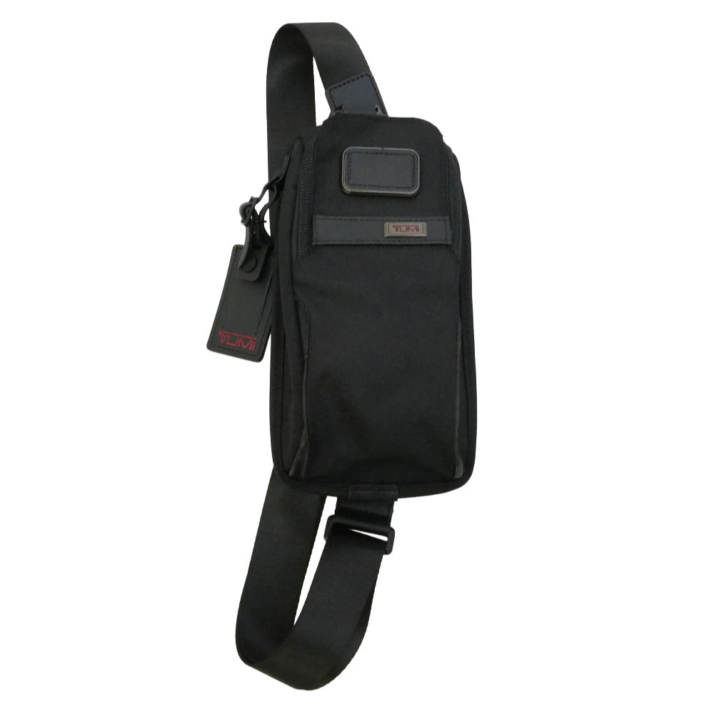 TUMI トゥミ 2603585D3 Alpha3 コンパクト スリング ショルダーバッグ ブラック系【中古】