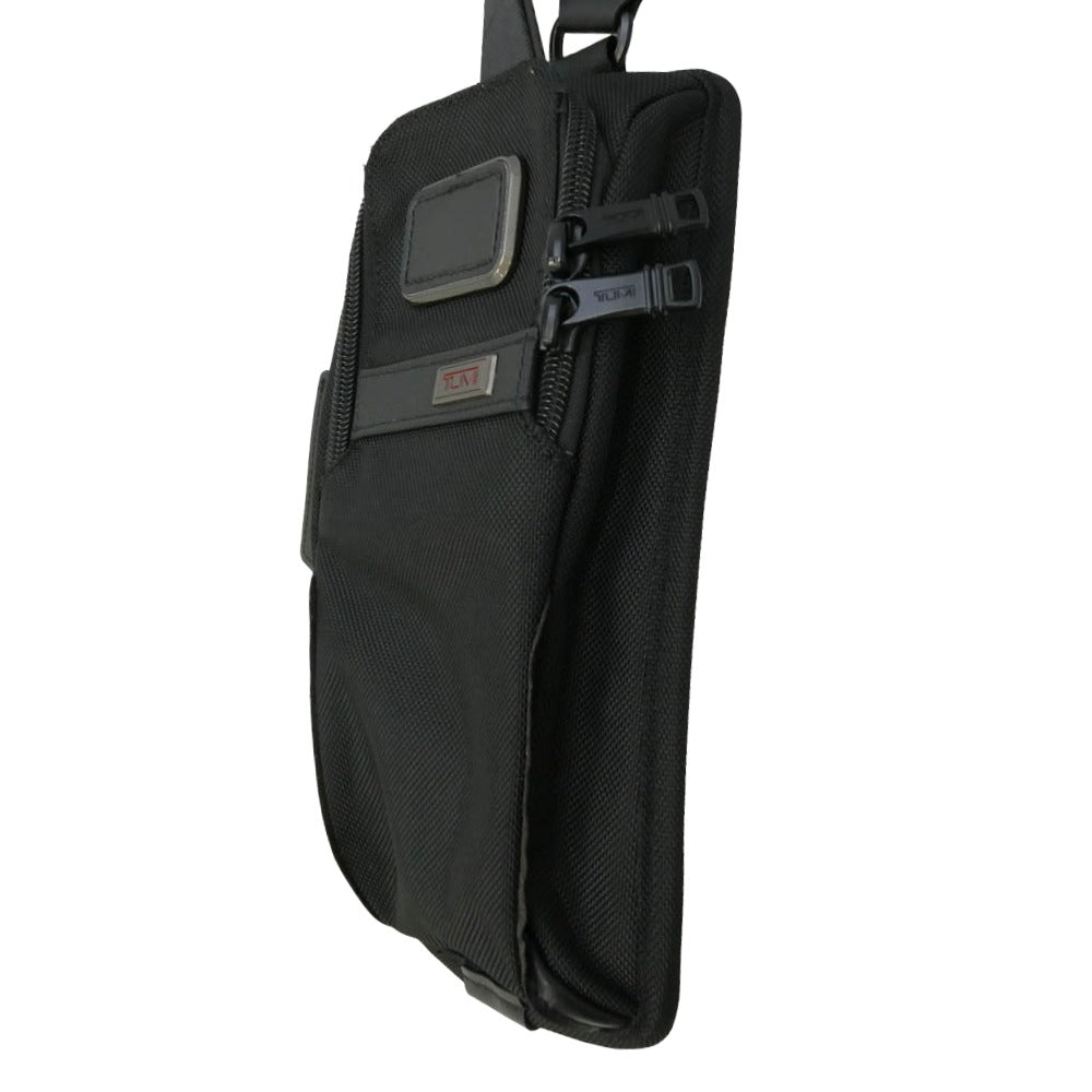 TUMI トゥミ 2603585D3 Alpha3 コンパクト スリング ショルダーバッグ ブラック系【中古】