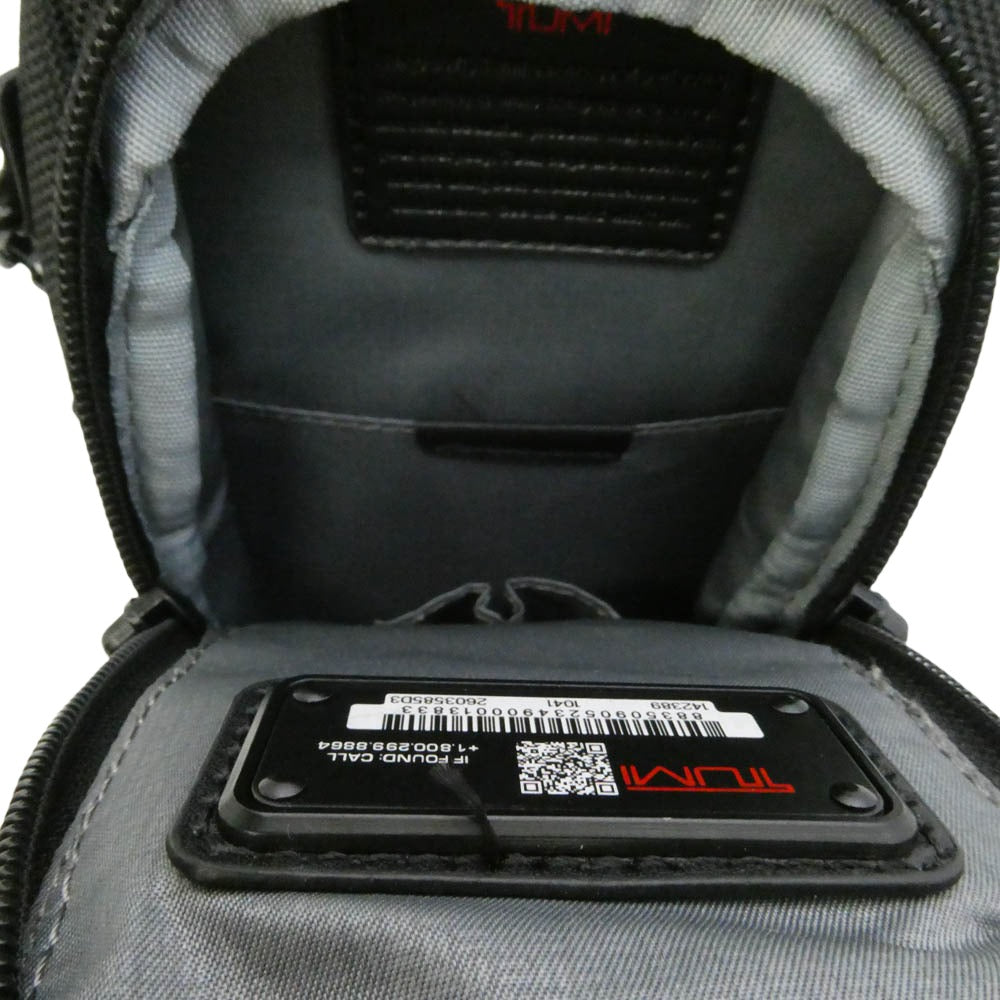 TUMI トゥミ 2603585D3 Alpha3 コンパクト スリング ショルダーバッグ ブラック系【中古】